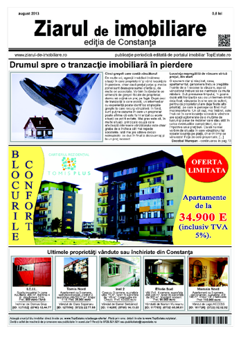 Ediţia de Constanţa, 01 August 2013