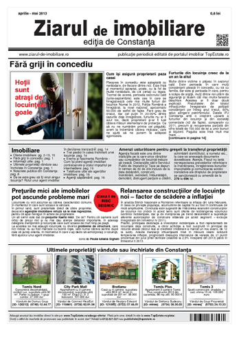 Ediţia de Constanţa, 15 Aprilie 2013